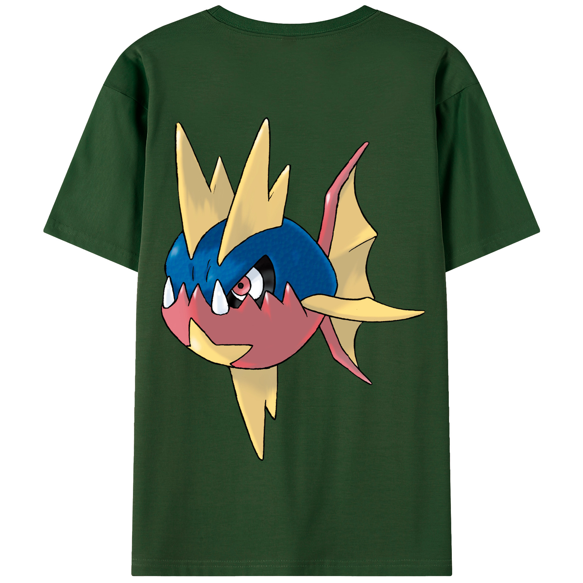 （画像用） ポケットモンスター Pokémon 綿100％半袖Tシャツ（背面プリント）